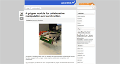 Desktop Screenshot of blog.ascens-ist.eu